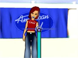 In game image of Australian Idol Sing on the Sony Playstation 2.